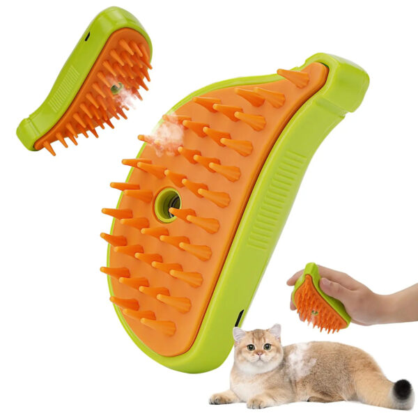 Cat and Dog Steam Brush 3in1