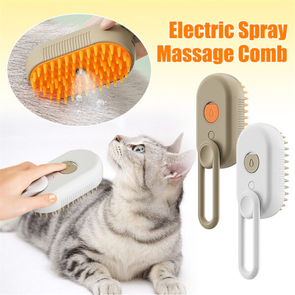 Cat and Dog Steam Electric Brush 3 In 1